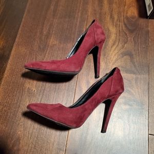 Maroon Guess Heels